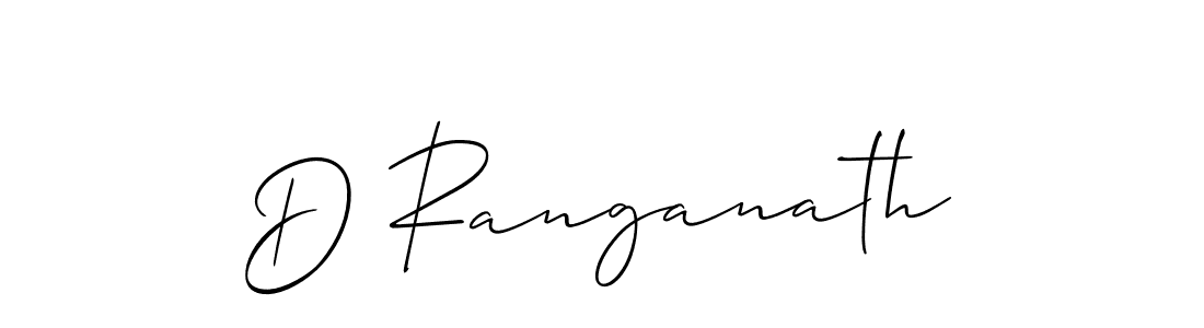 How to make D Ranganath name signature. Use Allison_Script style for creating short signs online. This is the latest handwritten sign. D Ranganath signature style 2 images and pictures png