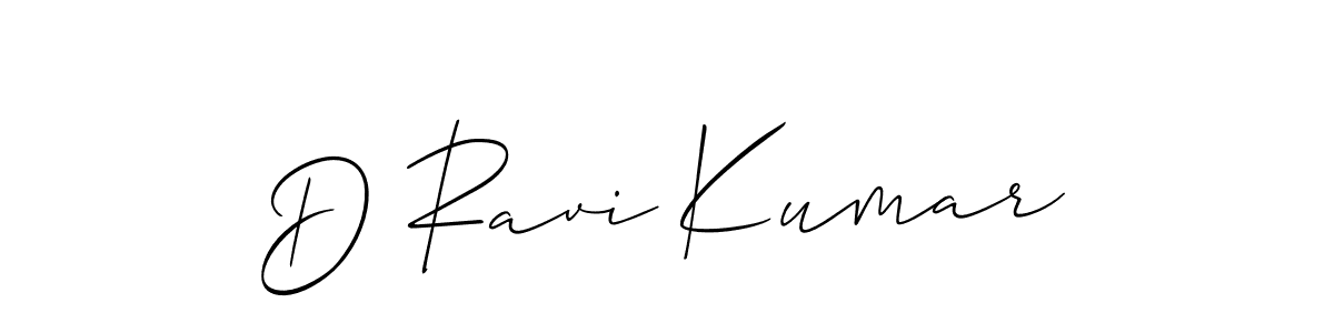 You should practise on your own different ways (Allison_Script) to write your name (D Ravi Kumar) in signature. don't let someone else do it for you. D Ravi Kumar signature style 2 images and pictures png