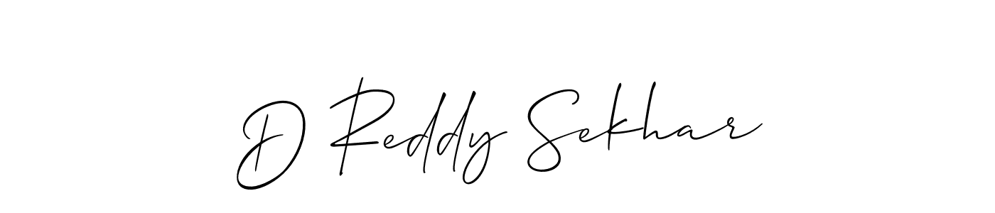 You can use this online signature creator to create a handwritten signature for the name D Reddy Sekhar. This is the best online autograph maker. D Reddy Sekhar signature style 2 images and pictures png