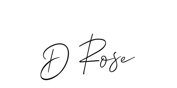 This is the best signature style for the D Rose name. Also you like these signature font (Allison_Script). Mix name signature. D Rose signature style 2 images and pictures png