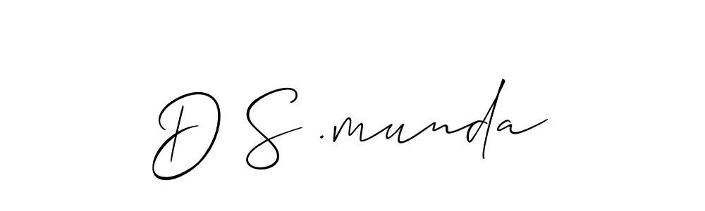 You can use this online signature creator to create a handwritten signature for the name D S .munda. This is the best online autograph maker. D S .munda signature style 2 images and pictures png