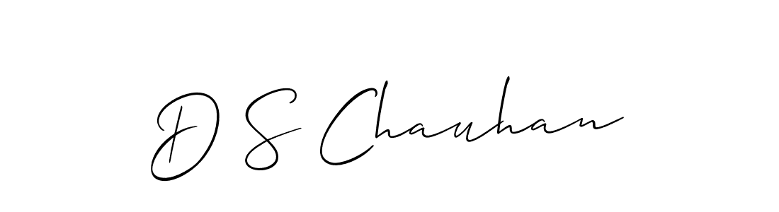 Make a beautiful signature design for name D S Chauhan. Use this online signature maker to create a handwritten signature for free. D S Chauhan signature style 2 images and pictures png