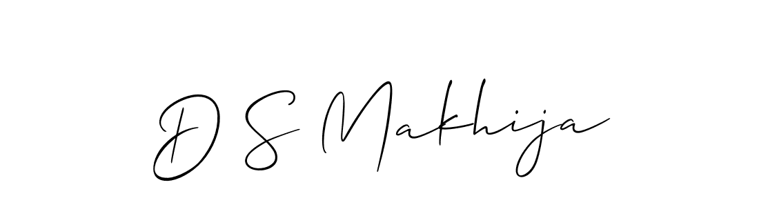 if you are searching for the best signature style for your name D S Makhija. so please give up your signature search. here we have designed multiple signature styles  using Allison_Script. D S Makhija signature style 2 images and pictures png