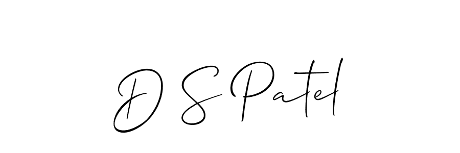 You can use this online signature creator to create a handwritten signature for the name D S Patel. This is the best online autograph maker. D S Patel signature style 2 images and pictures png