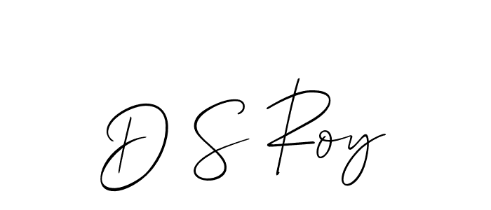 Design your own signature with our free online signature maker. With this signature software, you can create a handwritten (Allison_Script) signature for name D S Roy. D S Roy signature style 2 images and pictures png