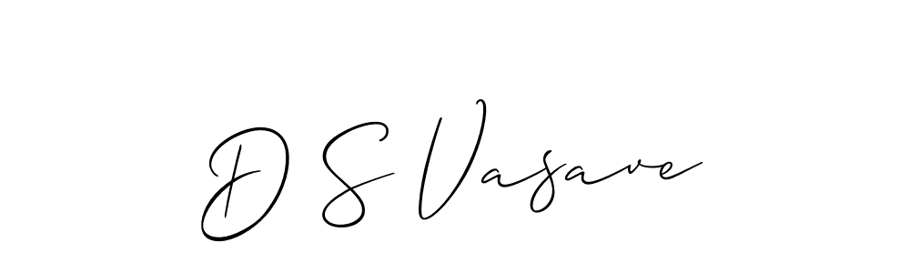 Best and Professional Signature Style for D S Vasave. Allison_Script Best Signature Style Collection. D S Vasave signature style 2 images and pictures png