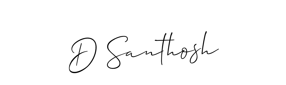 You can use this online signature creator to create a handwritten signature for the name D Santhosh. This is the best online autograph maker. D Santhosh signature style 2 images and pictures png