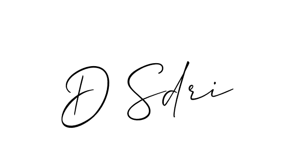 You can use this online signature creator to create a handwritten signature for the name D Sdri. This is the best online autograph maker. D Sdri signature style 2 images and pictures png