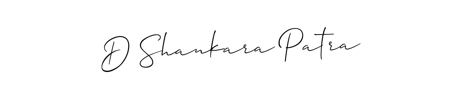 Allison_Script is a professional signature style that is perfect for those who want to add a touch of class to their signature. It is also a great choice for those who want to make their signature more unique. Get D Shankara Patra name to fancy signature for free. D Shankara Patra signature style 2 images and pictures png