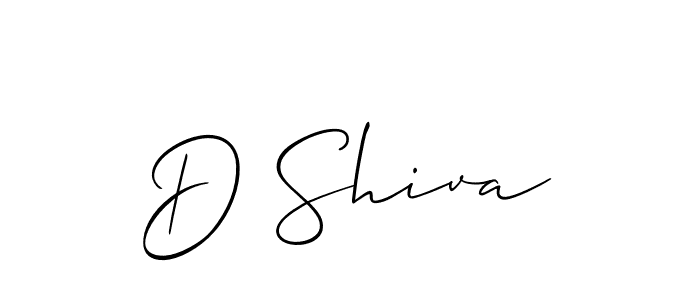 Also we have D Shiva name is the best signature style. Create professional handwritten signature collection using Allison_Script autograph style. D Shiva signature style 2 images and pictures png