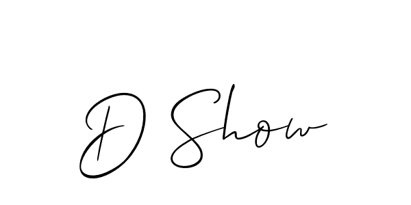 You can use this online signature creator to create a handwritten signature for the name D Show. This is the best online autograph maker. D Show signature style 2 images and pictures png