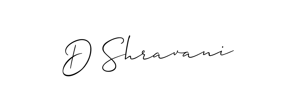 How to make D Shravani name signature. Use Allison_Script style for creating short signs online. This is the latest handwritten sign. D Shravani signature style 2 images and pictures png