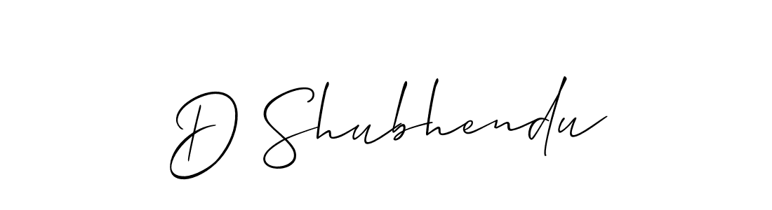 You should practise on your own different ways (Allison_Script) to write your name (D Shubhendu) in signature. don't let someone else do it for you. D Shubhendu signature style 2 images and pictures png