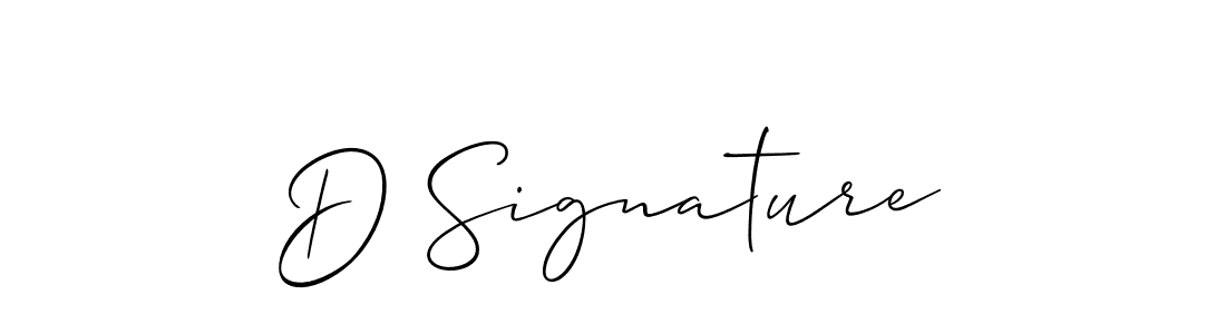 How to Draw D Signature signature style? Allison_Script is a latest design signature styles for name D Signature. D Signature signature style 2 images and pictures png