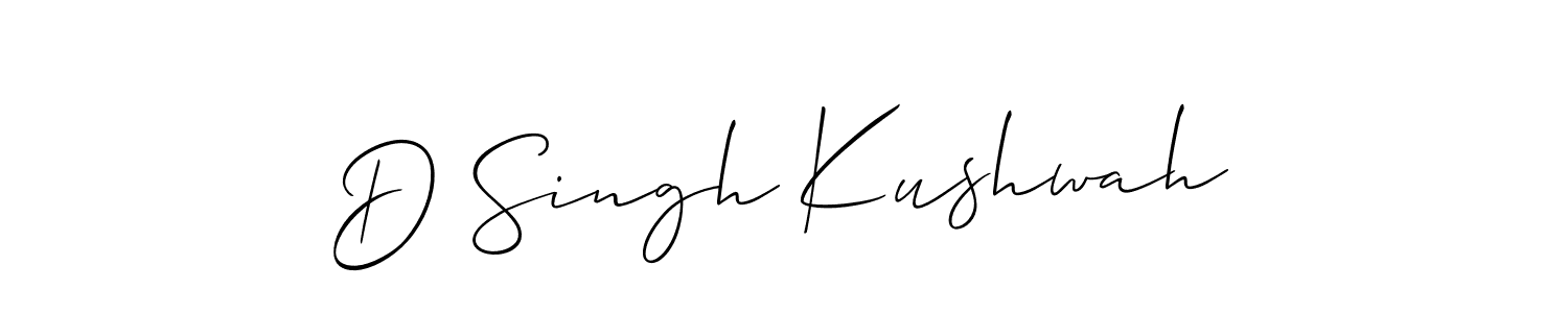 Once you've used our free online signature maker to create your best signature Allison_Script style, it's time to enjoy all of the benefits that D Singh Kushwah name signing documents. D Singh Kushwah signature style 2 images and pictures png