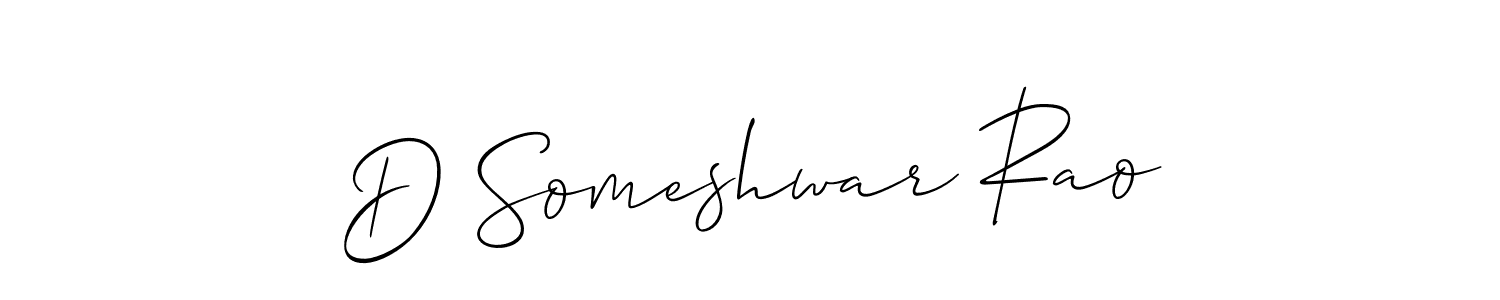 Make a short D Someshwar Rao signature style. Manage your documents anywhere anytime using Allison_Script. Create and add eSignatures, submit forms, share and send files easily. D Someshwar Rao signature style 2 images and pictures png