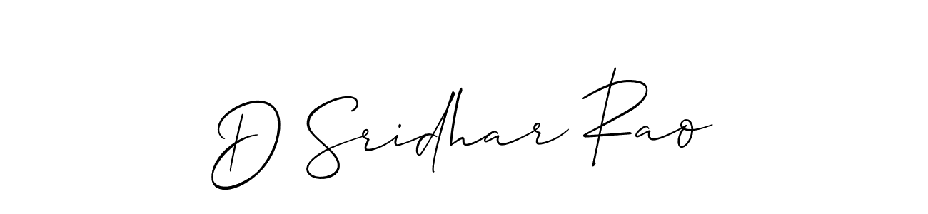 Once you've used our free online signature maker to create your best signature Allison_Script style, it's time to enjoy all of the benefits that D Sridhar Rao name signing documents. D Sridhar Rao signature style 2 images and pictures png