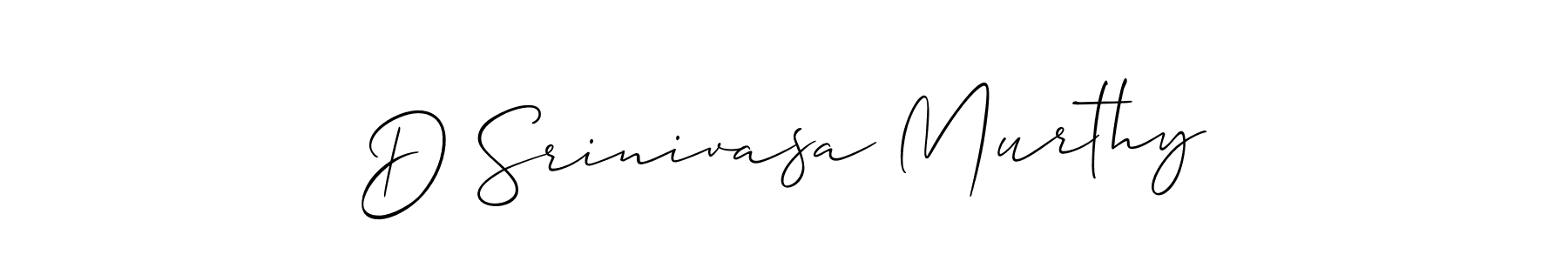 Check out images of Autograph of D Srinivasa Murthy name. Actor D Srinivasa Murthy Signature Style. Allison_Script is a professional sign style online. D Srinivasa Murthy signature style 2 images and pictures png