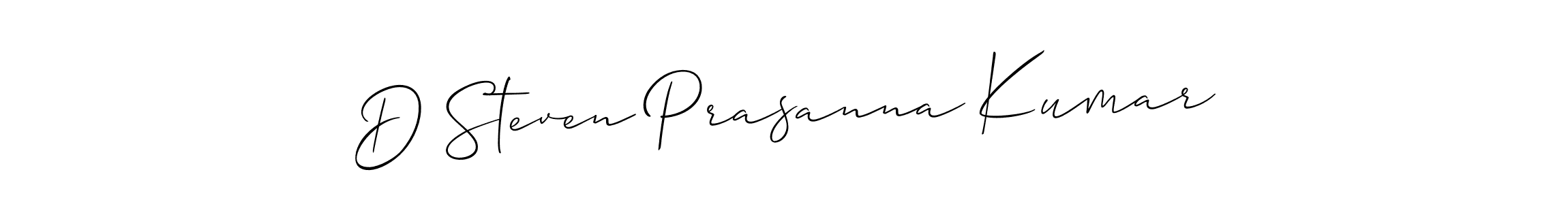 Allison_Script is a professional signature style that is perfect for those who want to add a touch of class to their signature. It is also a great choice for those who want to make their signature more unique. Get D Steven Prasanna Kumar name to fancy signature for free. D Steven Prasanna Kumar signature style 2 images and pictures png