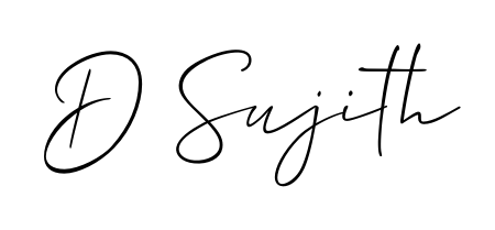 Generate high-definition signature styles for D Sujith. The Allison_Script typeface ensures crisp legibility and sophisticated design. D Sujith signature style 2 images and pictures png