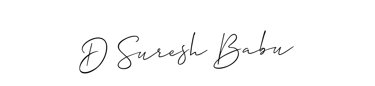 Best and Professional Signature Style for D Suresh Babu. Allison_Script Best Signature Style Collection. D Suresh Babu signature style 2 images and pictures png