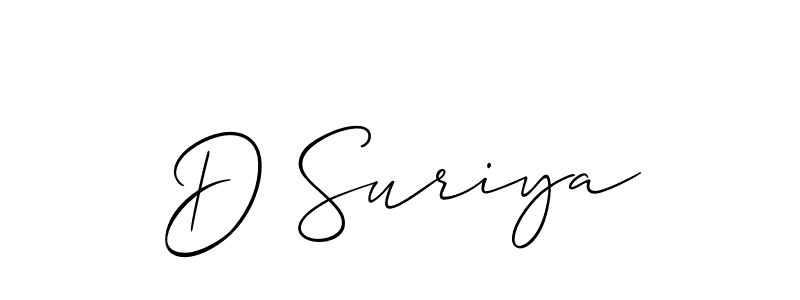 You can use this online signature creator to create a handwritten signature for the name D Suriya. This is the best online autograph maker. D Suriya signature style 2 images and pictures png