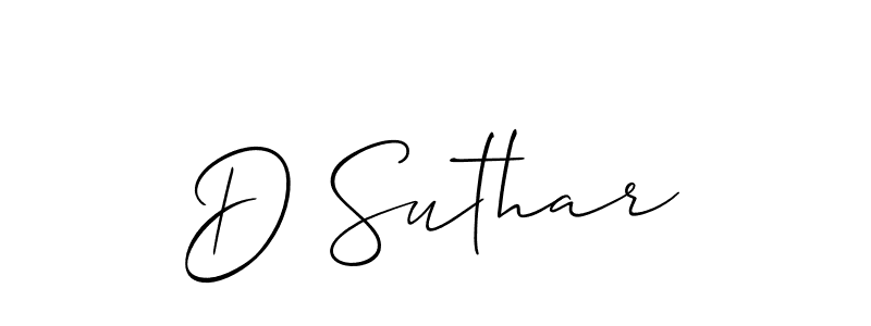 Best and Professional Signature Style for D Suthar. Allison_Script Best Signature Style Collection. D Suthar signature style 2 images and pictures png