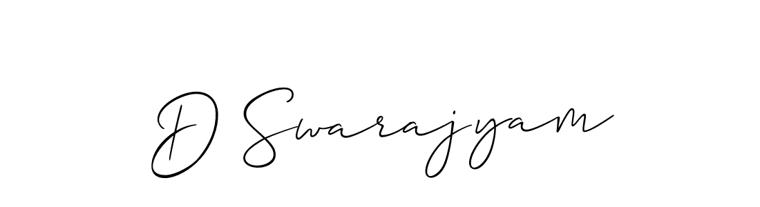 Make a beautiful signature design for name D Swarajyam. Use this online signature maker to create a handwritten signature for free. D Swarajyam signature style 2 images and pictures png
