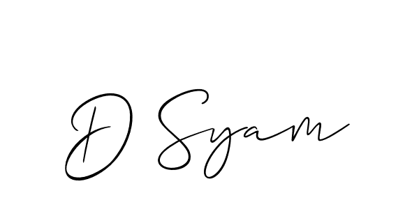 Check out images of Autograph of D Syam name. Actor D Syam Signature Style. Allison_Script is a professional sign style online. D Syam signature style 2 images and pictures png