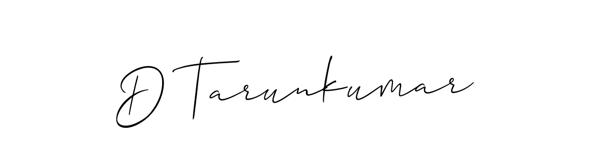 if you are searching for the best signature style for your name D Tarunkumar. so please give up your signature search. here we have designed multiple signature styles  using Allison_Script. D Tarunkumar signature style 2 images and pictures png