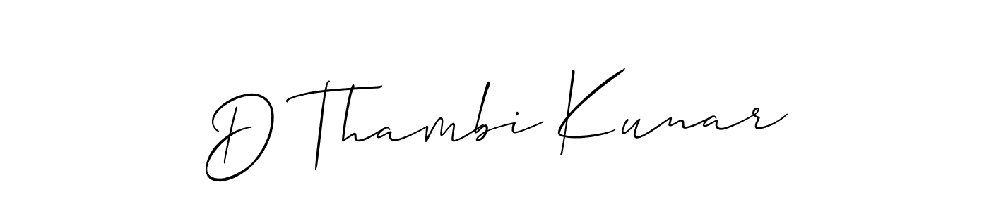 See photos of D Thambi Kunar official signature by Spectra . Check more albums & portfolios. Read reviews & check more about Allison_Script font. D Thambi Kunar signature style 2 images and pictures png