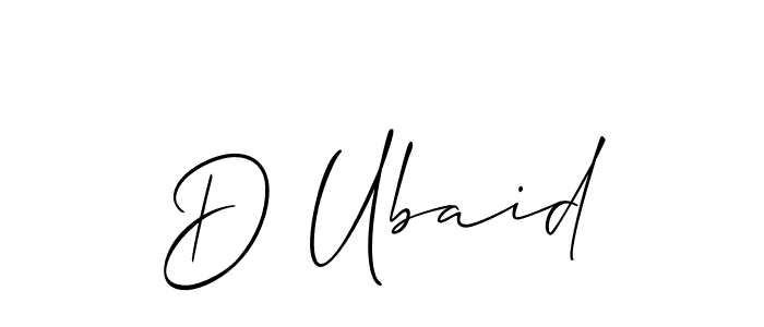 Check out images of Autograph of D Ubaid name. Actor D Ubaid Signature Style. Allison_Script is a professional sign style online. D Ubaid signature style 2 images and pictures png