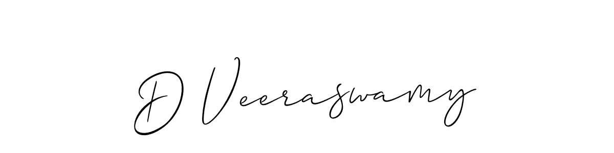 Also You can easily find your signature by using the search form. We will create D Veeraswamy name handwritten signature images for you free of cost using Allison_Script sign style. D Veeraswamy signature style 2 images and pictures png