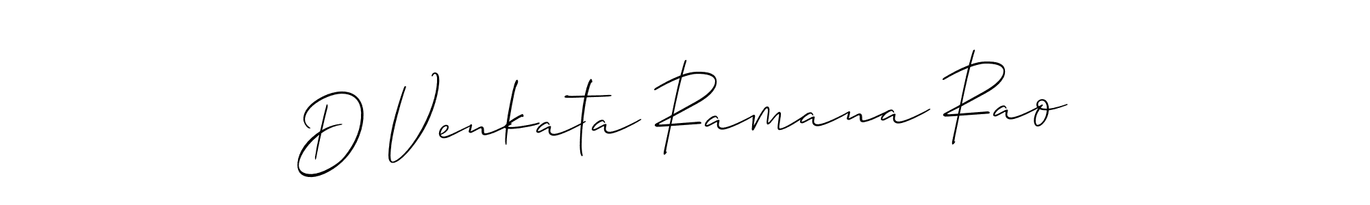 Also we have D Venkata Ramana Rao name is the best signature style. Create professional handwritten signature collection using Allison_Script autograph style. D Venkata Ramana Rao signature style 2 images and pictures png