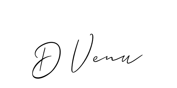 Also You can easily find your signature by using the search form. We will create D Venu name handwritten signature images for you free of cost using Allison_Script sign style. D Venu signature style 2 images and pictures png