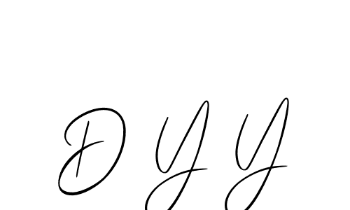 It looks lik you need a new signature style for name D Y Y. Design unique handwritten (Allison_Script) signature with our free signature maker in just a few clicks. D Y Y signature style 2 images and pictures png