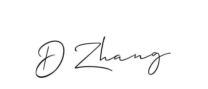 if you are searching for the best signature style for your name D Zhang. so please give up your signature search. here we have designed multiple signature styles  using Allison_Script. D Zhang signature style 2 images and pictures png