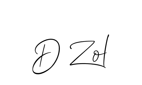 Also we have D Zol name is the best signature style. Create professional handwritten signature collection using Allison_Script autograph style. D Zol signature style 2 images and pictures png