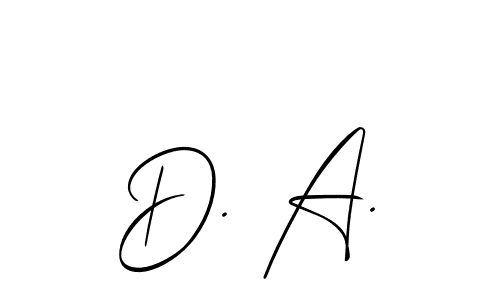 Use a signature maker to create a handwritten signature online. With this signature software, you can design (Allison_Script) your own signature for name D. A.. D. A. signature style 2 images and pictures png