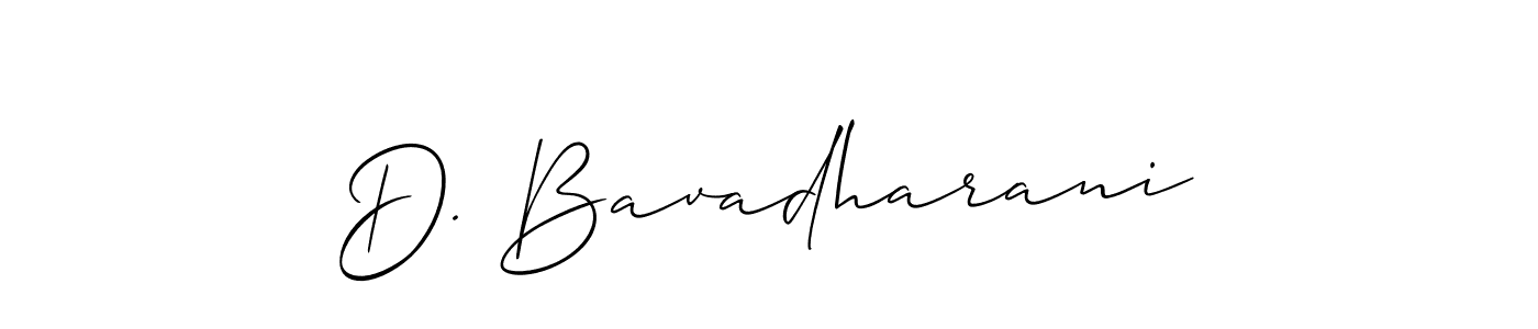 This is the best signature style for the D. Bavadharani name. Also you like these signature font (Allison_Script). Mix name signature. D. Bavadharani signature style 2 images and pictures png