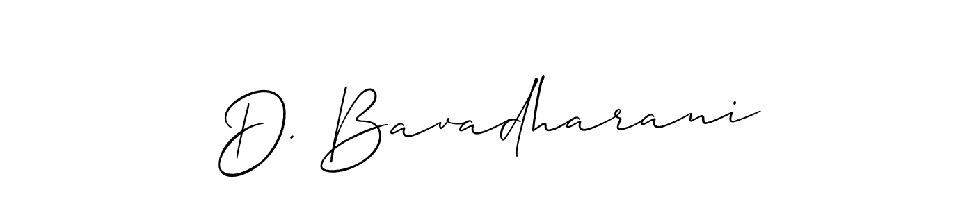 Check out images of Autograph of D. Bavadharani name. Actor D. Bavadharani Signature Style. Allison_Script is a professional sign style online. D. Bavadharani signature style 2 images and pictures png