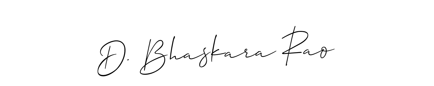 Also we have D. Bhaskara Rao name is the best signature style. Create professional handwritten signature collection using Allison_Script autograph style. D. Bhaskara Rao signature style 2 images and pictures png