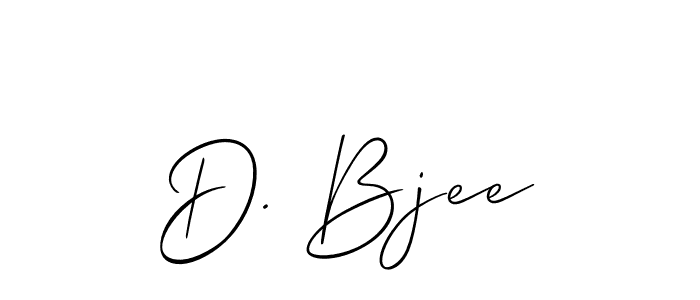 Best and Professional Signature Style for D. Bjee. Allison_Script Best Signature Style Collection. D. Bjee signature style 2 images and pictures png