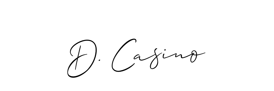 Best and Professional Signature Style for D. Casino. Allison_Script Best Signature Style Collection. D. Casino signature style 2 images and pictures png