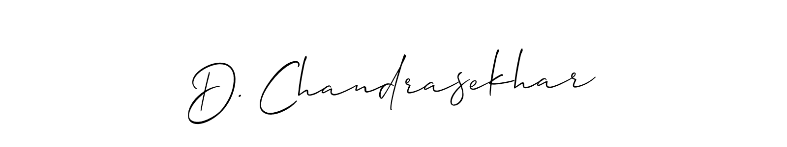 Similarly Allison_Script is the best handwritten signature design. Signature creator online .You can use it as an online autograph creator for name D. Chandrasekhar. D. Chandrasekhar signature style 2 images and pictures png