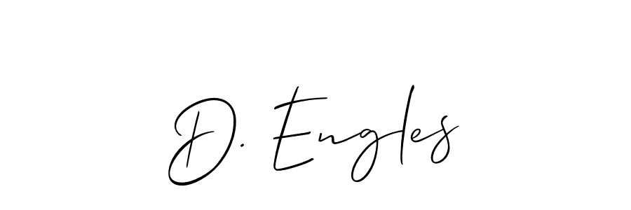 D. Engles stylish signature style. Best Handwritten Sign (Allison_Script) for my name. Handwritten Signature Collection Ideas for my name D. Engles. D. Engles signature style 2 images and pictures png