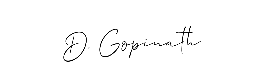 You should practise on your own different ways (Allison_Script) to write your name (D. Gopinath) in signature. don't let someone else do it for you. D. Gopinath signature style 2 images and pictures png