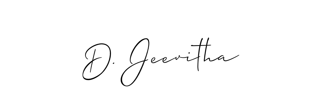 Make a beautiful signature design for name D. Jeevitha. With this signature (Allison_Script) style, you can create a handwritten signature for free. D. Jeevitha signature style 2 images and pictures png