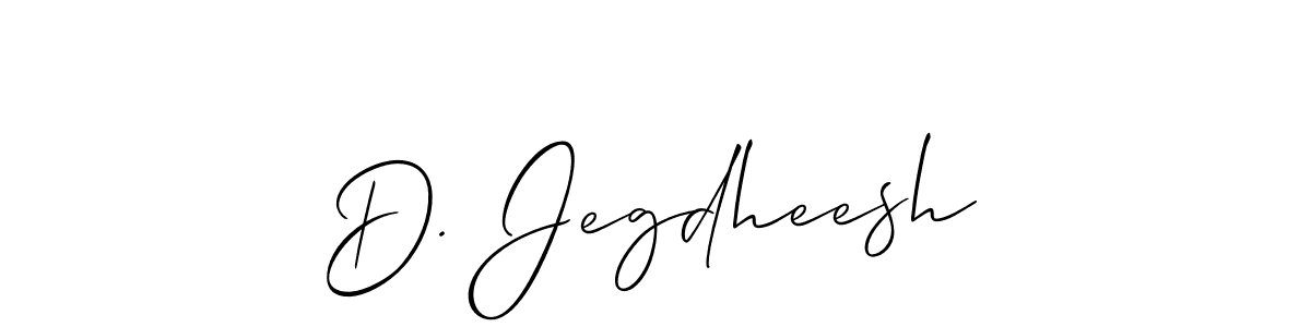 It looks lik you need a new signature style for name D. Jegdheesh. Design unique handwritten (Allison_Script) signature with our free signature maker in just a few clicks. D. Jegdheesh signature style 2 images and pictures png