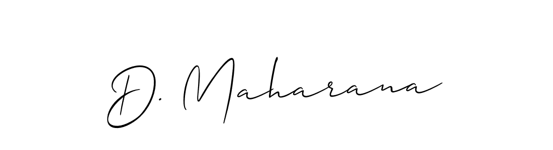 Create a beautiful signature design for name D. Maharana. With this signature (Allison_Script) fonts, you can make a handwritten signature for free. D. Maharana signature style 2 images and pictures png